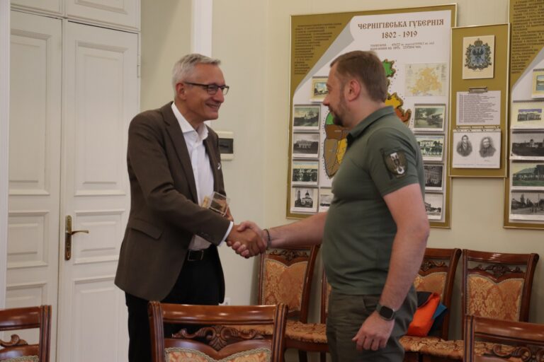Чернігівщину відвідав Надзвичайний і Повноважний Посол Німеччини Мартін Єґер