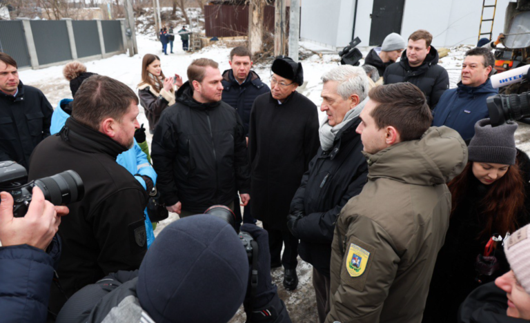 Голова Київської ОВА Руслан Кравченко та представники міжнародної спільноти відвідали Горенку та Ірпінь