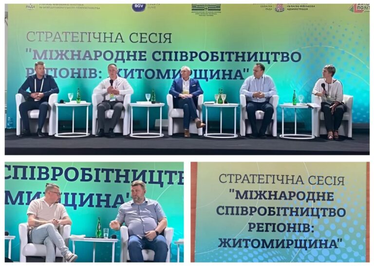 Представники Житомирщини взяли участь у сесії «Міжнародне співробітництво регіонів»