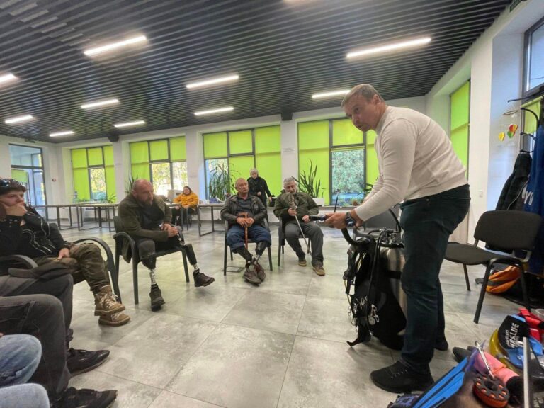 Дайвінг-реабілітація для ветеранів: у Броварському хабі практикують новий шлях до відновлення