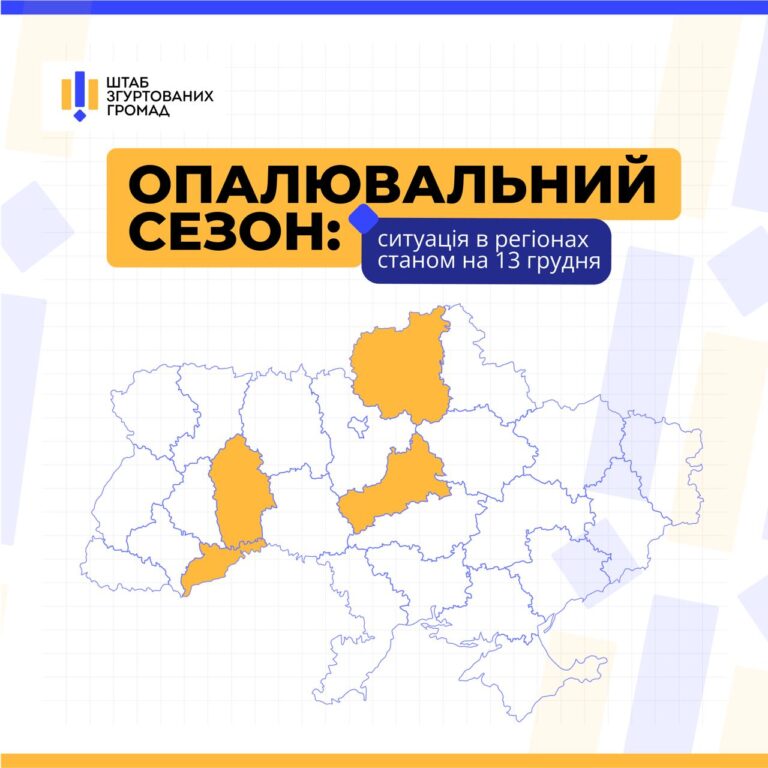Опалювальний сезон: ситуація у регіонах України