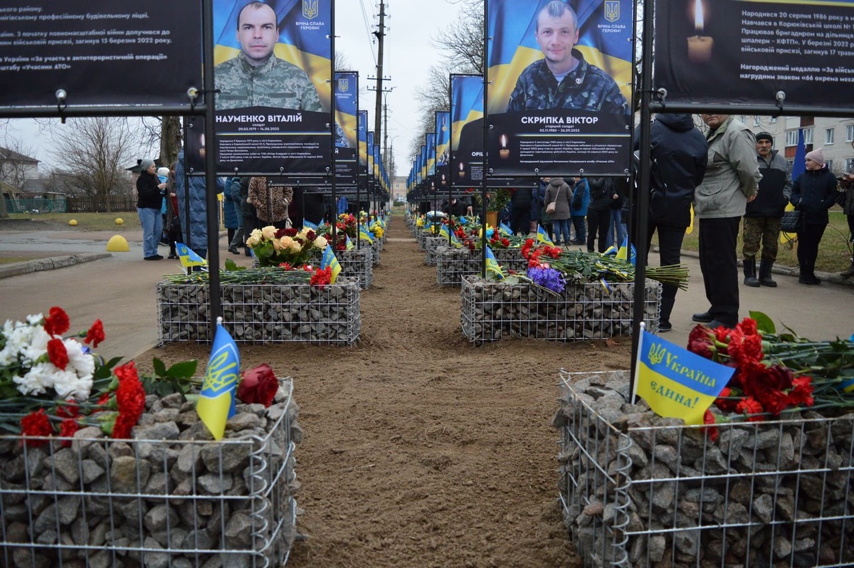 Місця пам’яті загиблих Героїв відкрили ще в двох громадах Чернігівщини