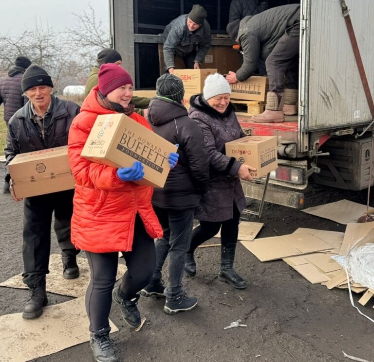 Мешканцям Донеччиниза останній тиждень січня доставили майже 286 тонн благодійної допомоги