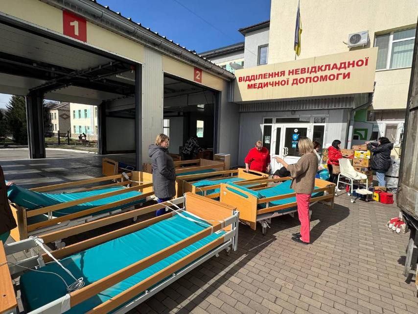 Лубенська лікарня, що на Полтавщині, отримала гуманітарну допомогу