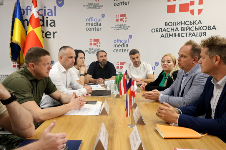Австрійські інвестори планують створити на Волині промисловий кластер відновлювальної енергетики