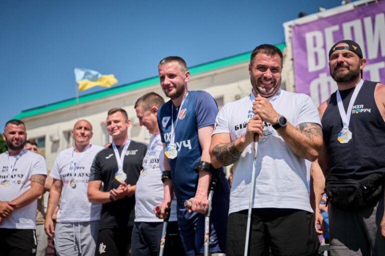 «Бійці духу»: на Черкащині відбулися регіональні ветеранські змагання