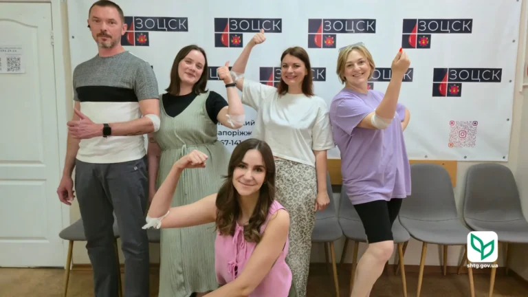 Представники Широківської громади Запорізької області стали донорами