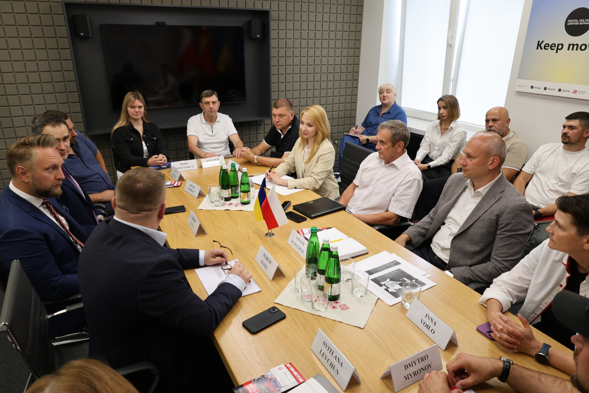 На Волині відбулась зустріч підприємців із потенційними польськими інвесторами