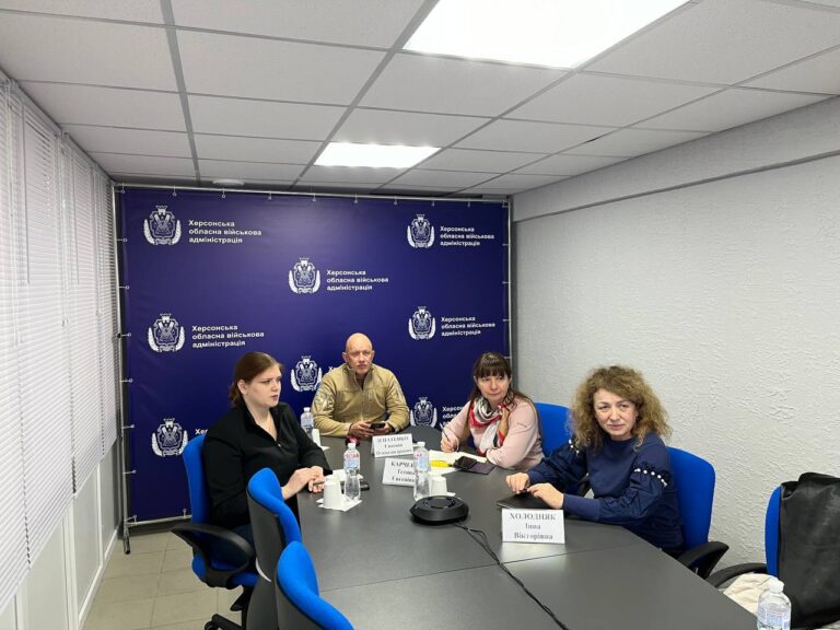 Херсонщина продовжує залучати міжнародних партнерів до відновлення медзакладів, що постраждали від російської агресії