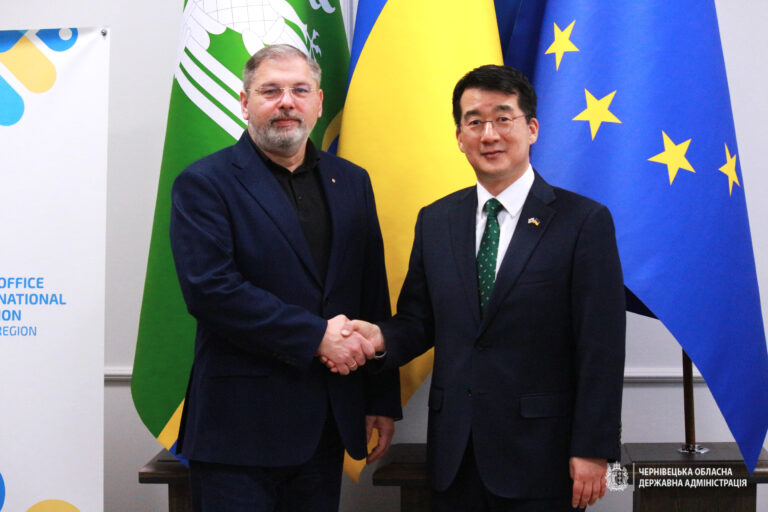 На Буковину з офіційним візитом завітав Надзвичайний і Повноважний Посол Республіки Корея в Україні