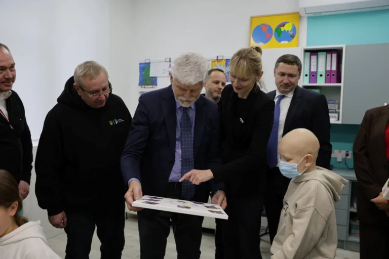 Президент Чехії відвідав найпотужнішу регіональну дитячу лікарню – Клінічний центр дитячої медицини у Львові