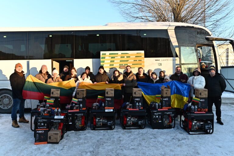 Київщина отримала генератори від литовської організації Stiprūs kartu за сприяння Посольства Литовської Республіки