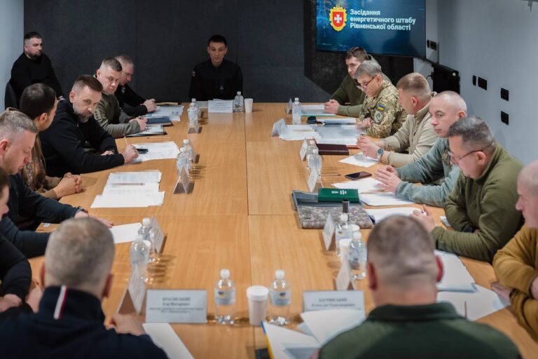 Захист енергомереж і ППО: на Рівненщині відбулася нарада під головуванням заступника керівника Офісу Президента Віктора Микити
