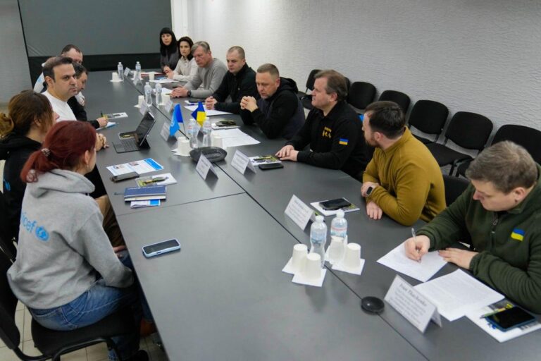 На Херсонщині зустрілися з делегацією Представництва Дитячого фонду Організації Об’єднаних Націй (ЮНІСЕФ) в Україні