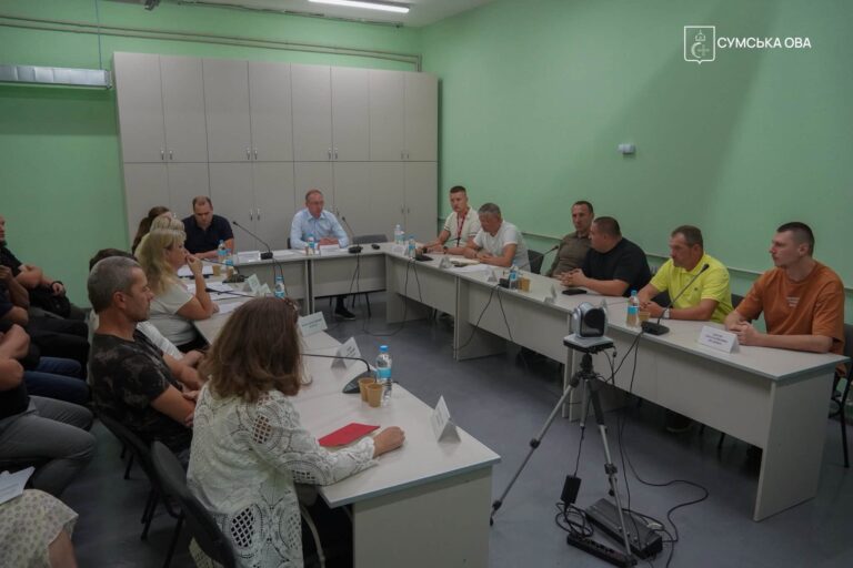 Діалог влади з бізнесом: на Сумщині розширюють можливості для ветеранів-підприємців