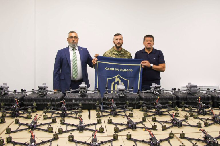 На Вінниччині 57 дронів передали для воїнів 141 окремої механізованої бригади